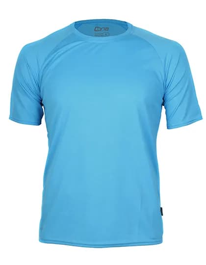 Rainbow Tech Tee - Clear Blue