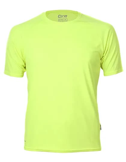 Rainbow Tech Tee - Neon Yellow