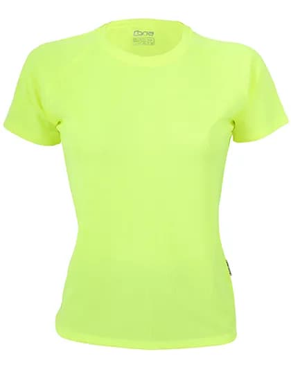 Ladies´ Rainbow Tech Tee - Neon Yellow