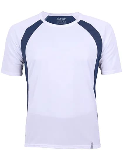 Pace Tech Tee - White/Navy