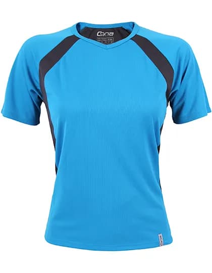 Ladies´ Pace Tech Tee - Azure Blue/Anthracite
