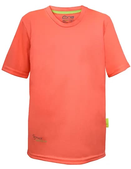 Kids Evolution Tech Tee - Neon Peach