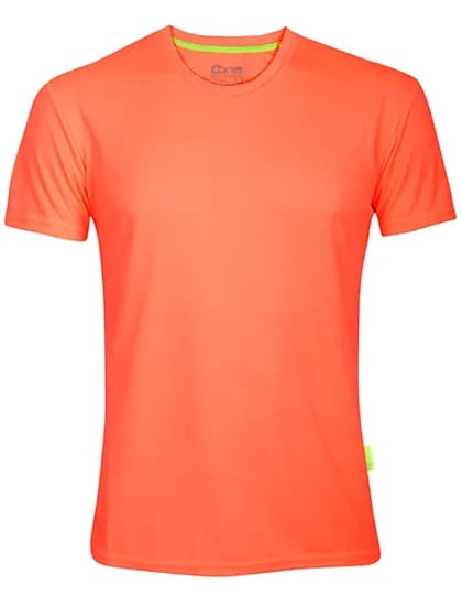Evolution Tech Tee - Neon Peach