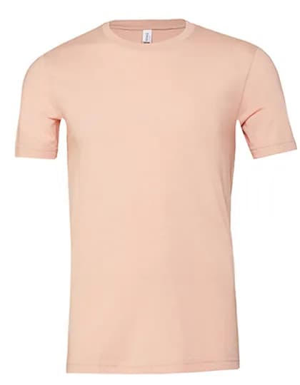 Unisex Heather CVC Short Sleeve Tee - Heather Peach