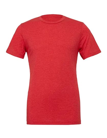 Unisex Triblend Crew Neck T-Shirt - Red Triblend (Heather)