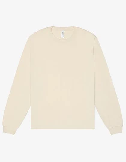 Unisex Heavyweight Long Sleeve Tee - Natural