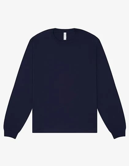 Unisex Heavyweight Long Sleeve Tee - Navy