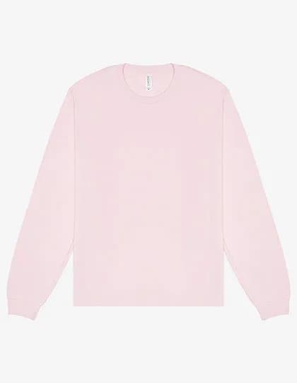 Unisex Heavyweight Long Sleeve Tee - Soft Pink
