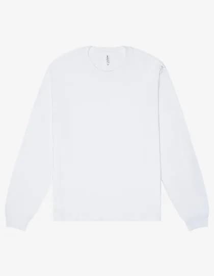 Unisex Heavyweight Long Sleeve Tee - White