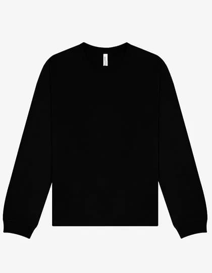 Unisex Heavyweight Long Sleeve Tee - Black