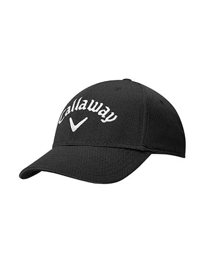 Ladies Side Crested Cap - Caviar