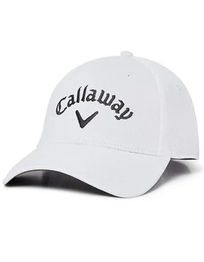 Ladies Side Crested Cap - White