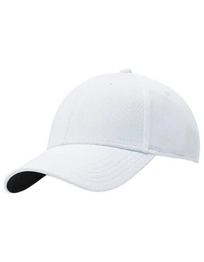 Ladies Fronted Crested Cap - White