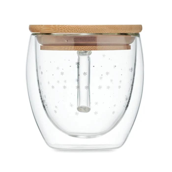 Becher Borosilikatglas Baum - SIAN - Transparent