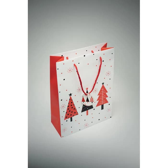 Geschenkpapiertüte, groß - BOSSA LARGE - Weiß