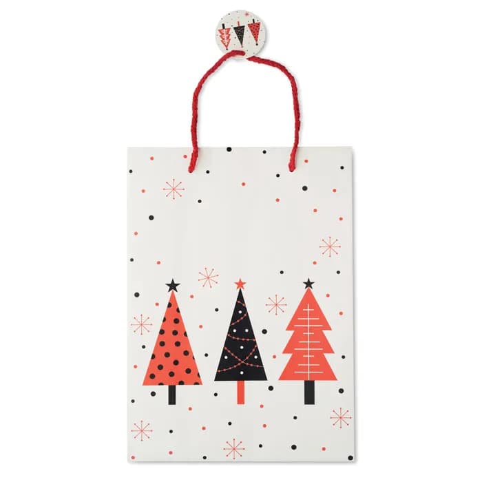 Geschenkpapiertüte, groß - BOSSA LARGE - Weiß