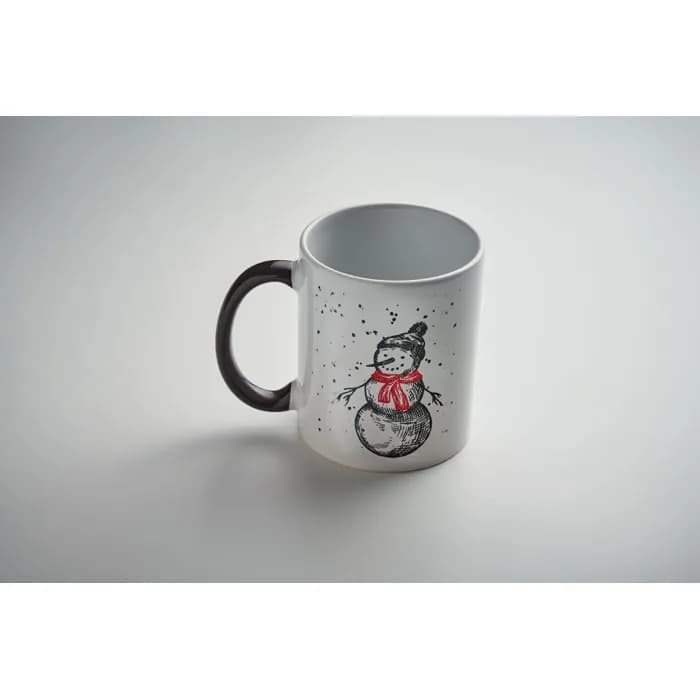 Keramikbecher 300ml - FESTIMUG - Schwarz/Rot