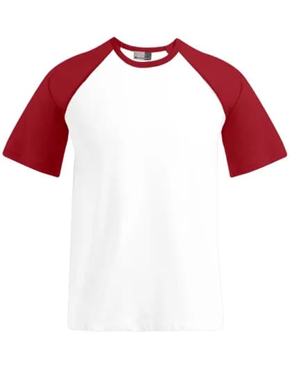 Men´s Raglan T - White/Red