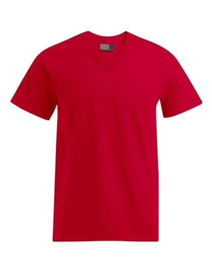 Premium V-Neck-T - Fire Red