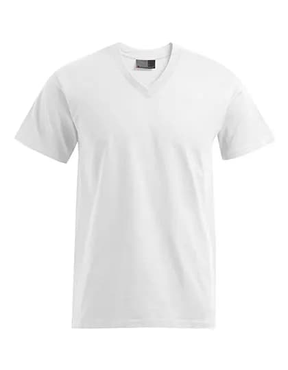 Premium V-Neck-T - White