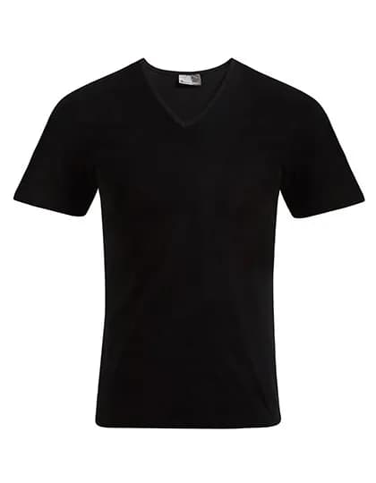 Men´s Slim Fit V-Neck-T - Black