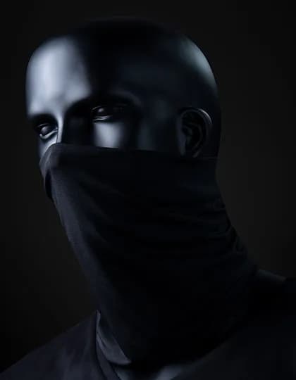 Bandana Poly - Black