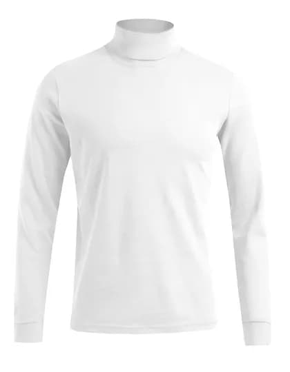 Men´s Turtleneck-T Long Sleeve - White