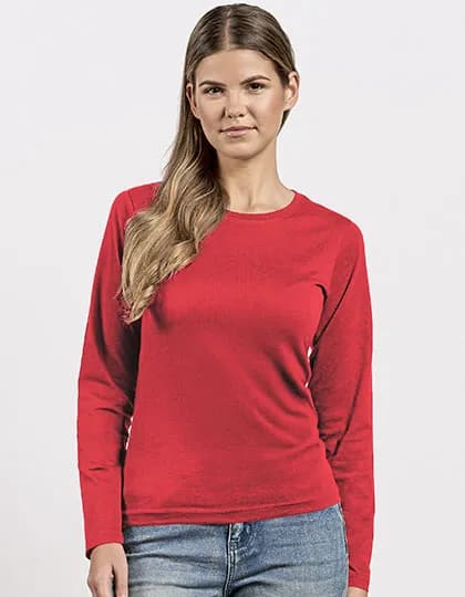 Women´s Premium-T Longsleeve - Fire Red