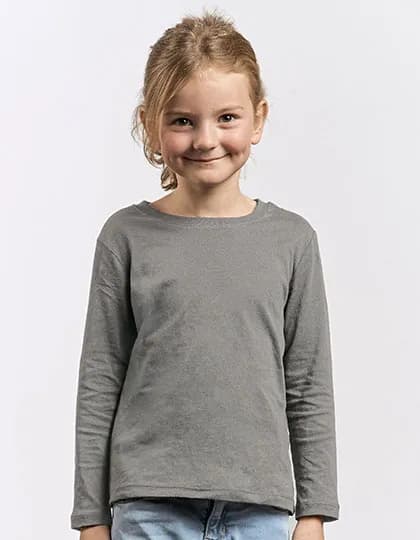 Kid´s Premium-T Longsleeve - Steel Gray