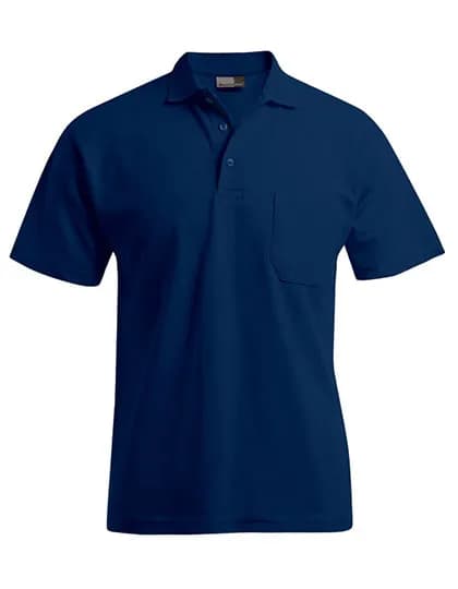 Men´s Heavy Polo Pocket - Navy