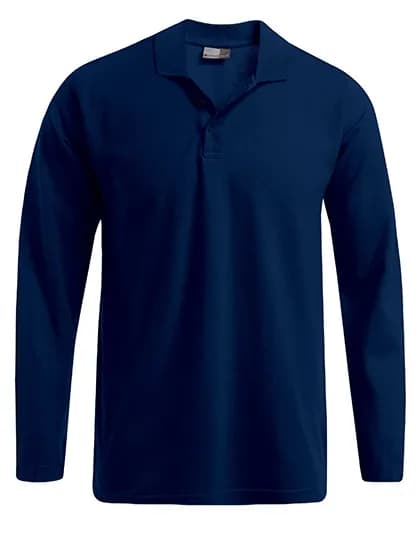 Men´s Heavy Polo Long Sleeve - Navy