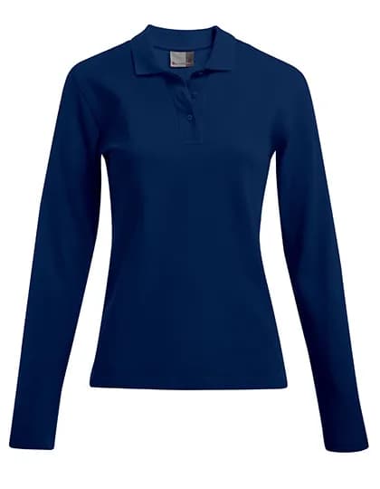 Women´s Heavy Polo Long Sleeve - Navy