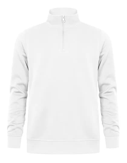 Unisex Troyer Side Pocket - White