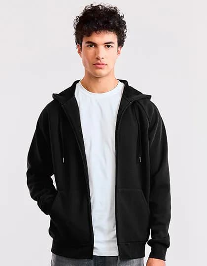Unisex Heavy Hoodie Jacket - Black