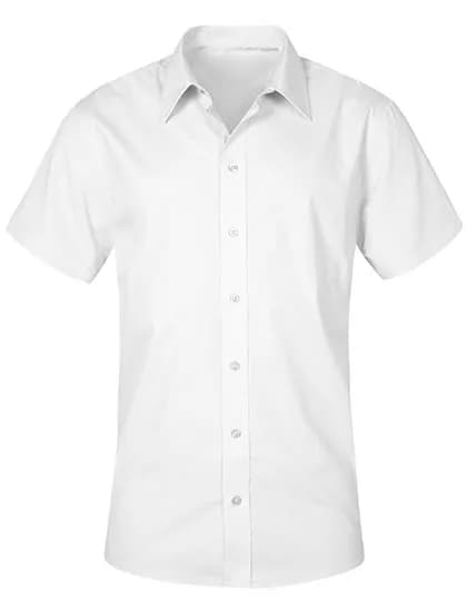 Men´s Poplin Shirt Short Sleeve - White