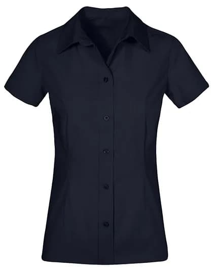 Women´s Poplin Shirt Short Sleeve - Navy