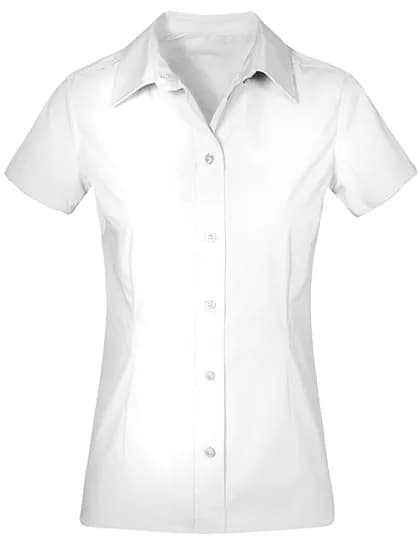 Women´s Poplin Shirt Short Sleeve - White