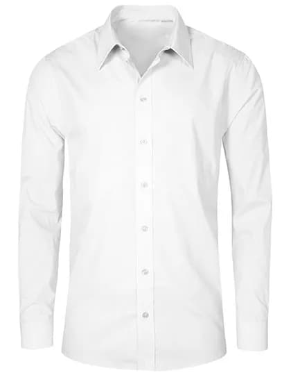 Men´s Poplin Shirt Long Sleeve - White