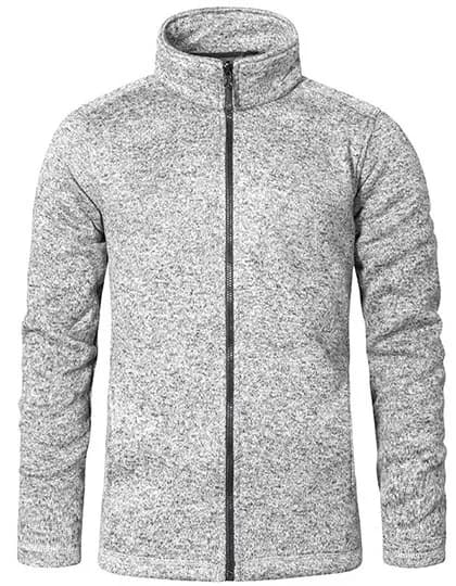 Men´s Knit Fleece Jacket C+ - Heather Grey