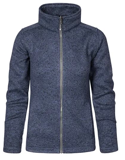 Women´s Knit Fleece Jacket C+ - Heather Blue