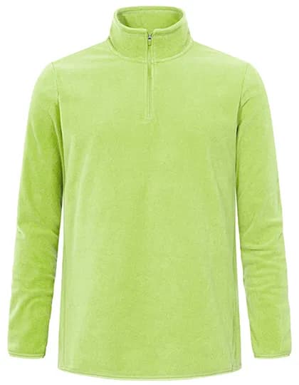 Men´s Recycled Fleece Troyer - Lime Green