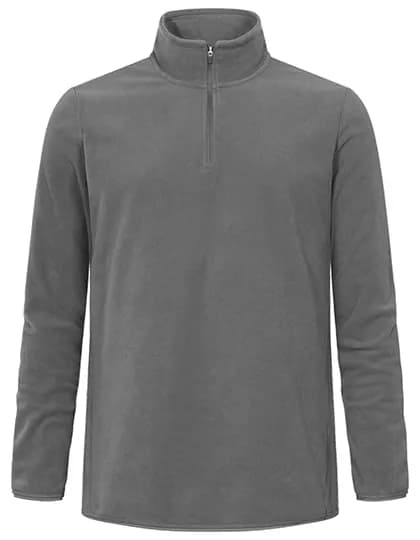 Men´s Recycled Fleece Troyer - Steel Gray