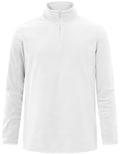 Men´s Recycled Fleece Troyer - White