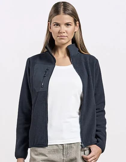 Women´s Canvas Fleece Jacket - Navy