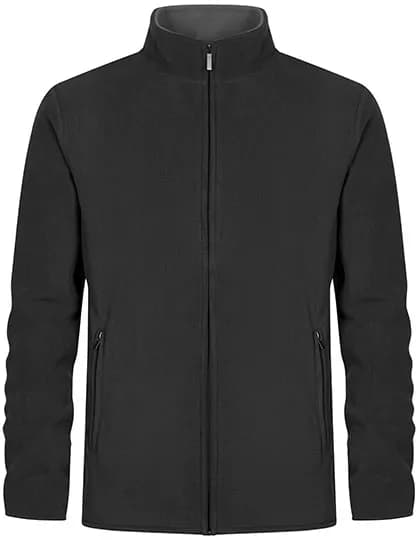Men´s Double Fleece Jacket - Charcoal (Solid)/Grey (Solid)