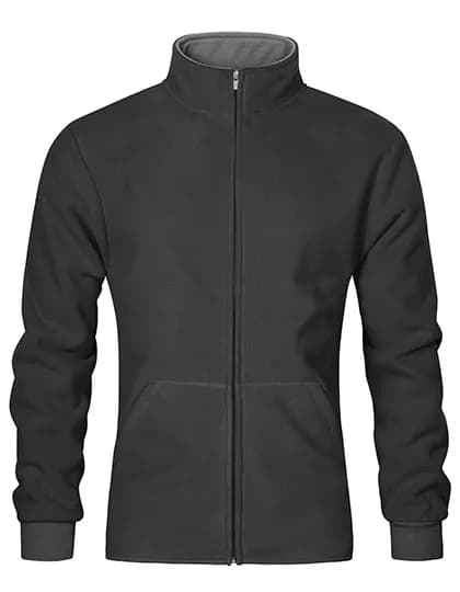 Men´s Double Fleece Jacket - Graphite (Solid)/Light Grey (Solid)