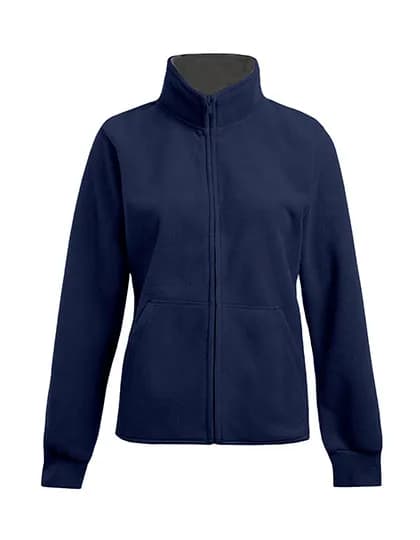 Women´s Double Fleece Jacket - Navy/Light Grey (Solid)