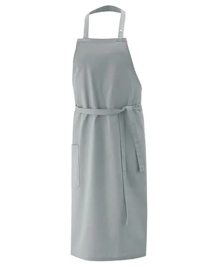 Latzschürze 80 x 100 cm - Silver Grey