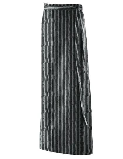 Schürze XXL 130 x 100 cm - Black Pinstripe