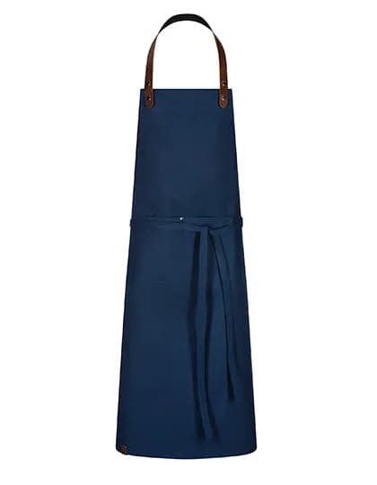 Latzschürze Canvas 75 x 100 cm - Royal Blue Washed
